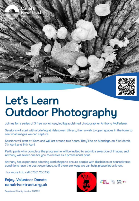 Let's Learn Outdoor Photography - Meeting Point Halesowen Library